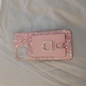 Pro max 12 pink case with card holder
